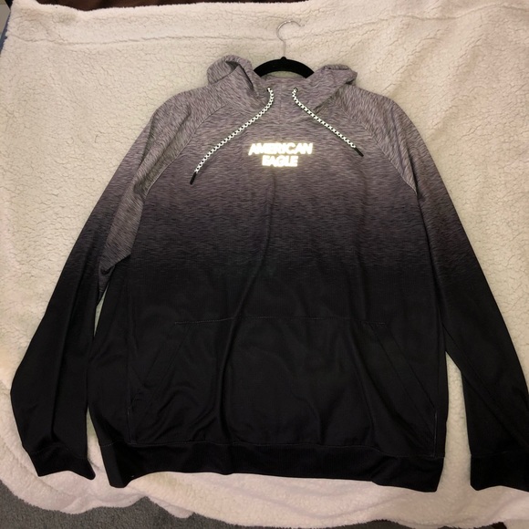 american eagle reflective hoodie